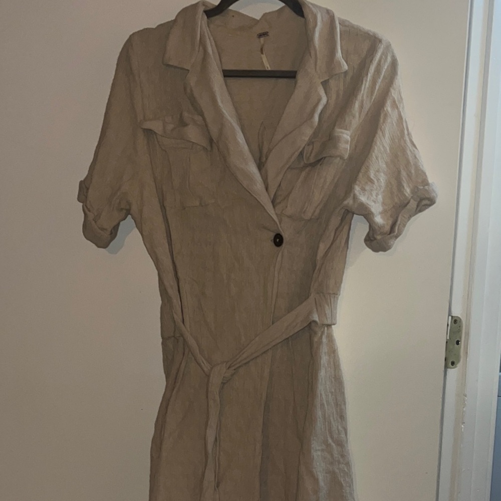 Stylish Tan Women's Dress